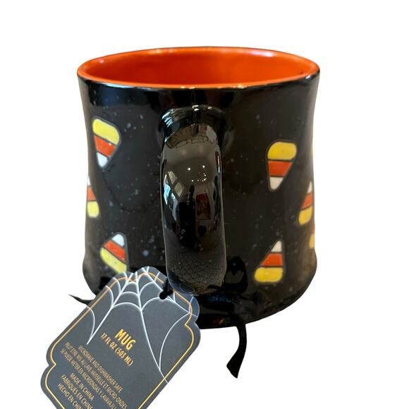 Large Halloween CANDY CORN Mug 17oz Coffee Cup by Global Design Connection New - Picture 7 of 14